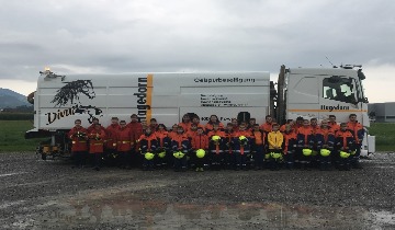Eventübung der Jugendfeuerwehr mit Diva