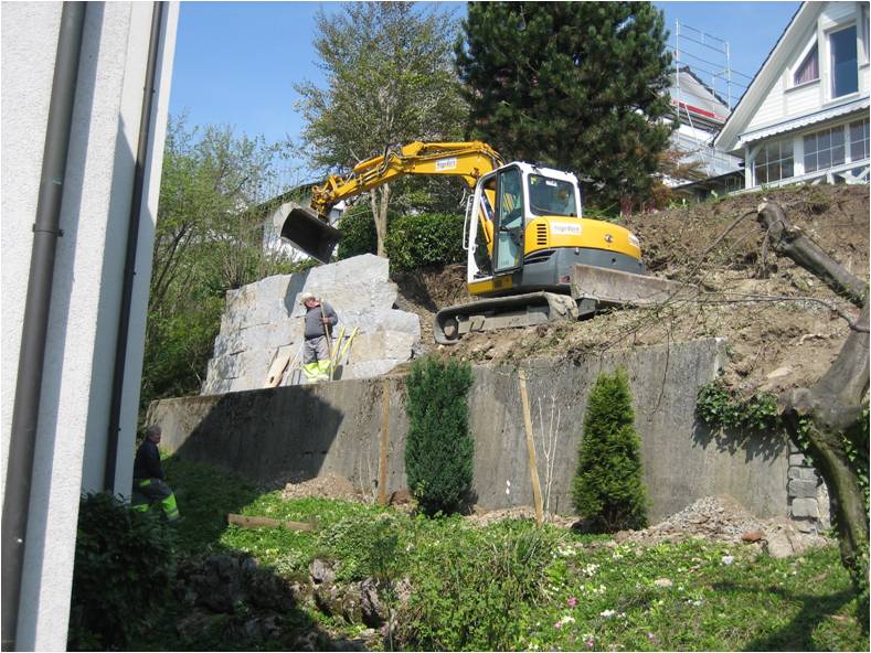 Stützmauer Laubstenstrasse 31, 8712 Stäfa